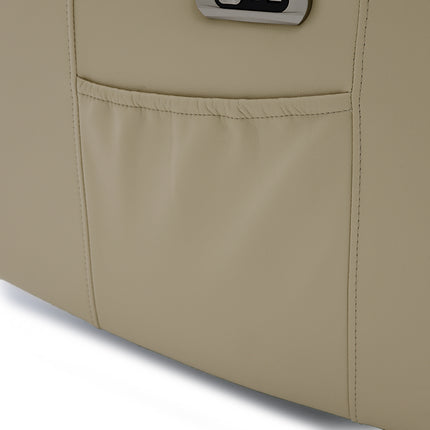 Voltex - 3+2 Beige Electric Recliner Suite with Drinks Tray