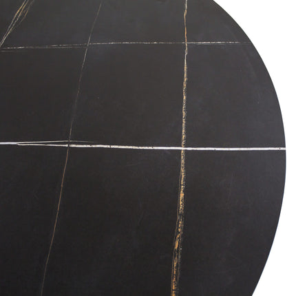 Toby - Black Anthracite Ceramic Dining Table