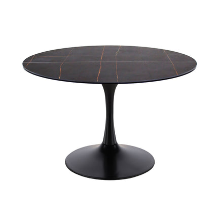 Toby - Black Anthracite Ceramic Dining Table