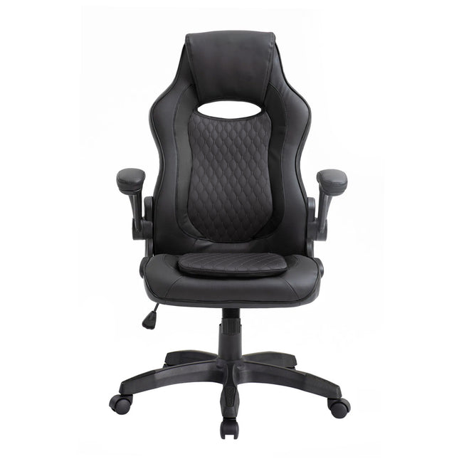 Alexa Gaming Chair – Ergonomic Support with Armrests & Cushion