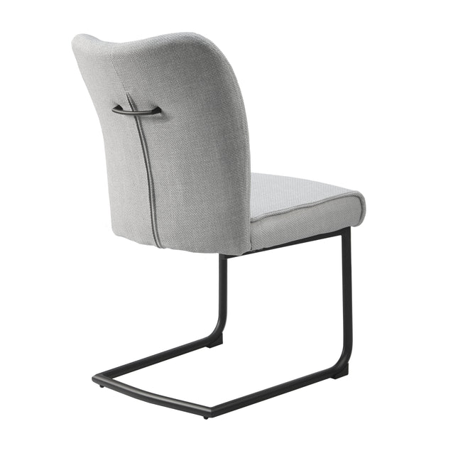 Bjorn - Grey Tweed Handle Back Dining Chair