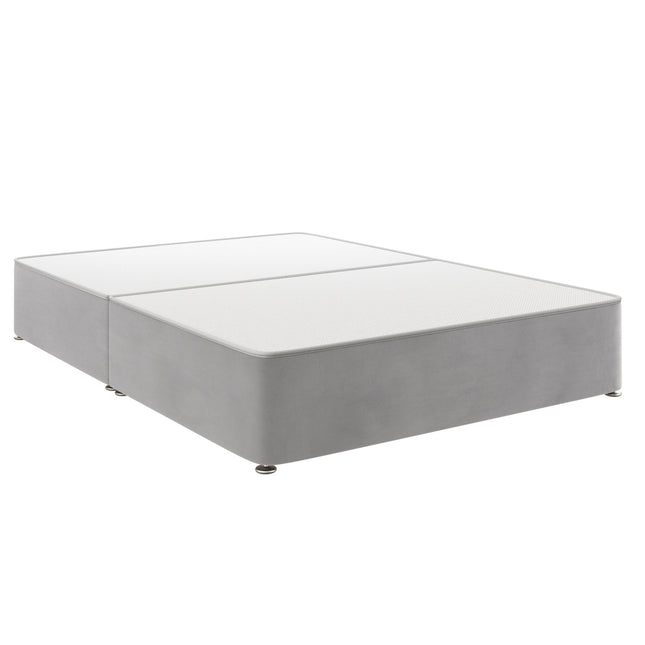 HL - Plush Silver Double Split Divan Base (4ft6)