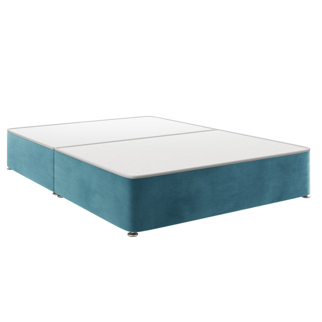 HL - Plush Teal King Split Divan Base (5ft)