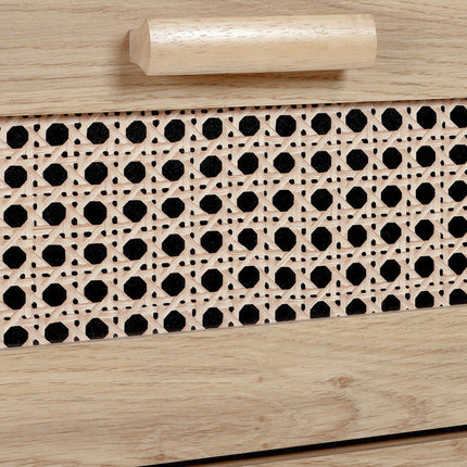 Parma -  Rattan Effect 5 Drawer Chest