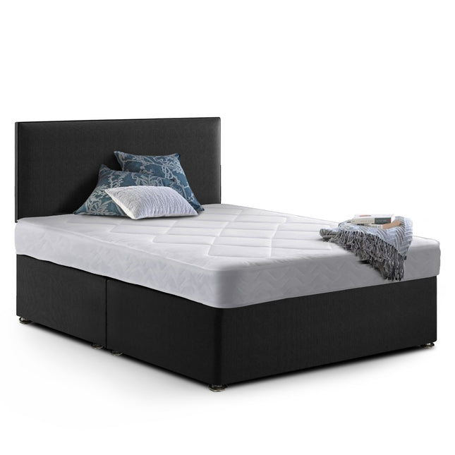 Classic Touch - Double Divan Bed With Mattress (4ft6)