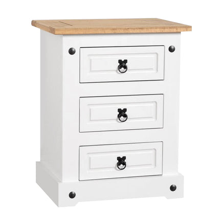 Corona 3 Drawer Locker White