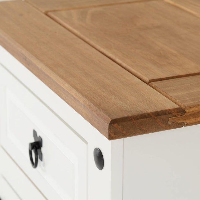 White Corona 1 drawer locker