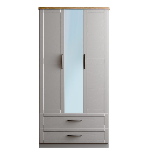 Kendrick 2 Door Wardrobe ( Centre Mirror )