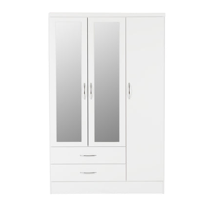 Nevada 3 Door Wardrobe White