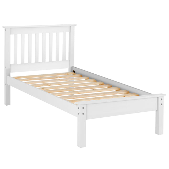 Oxford - White Single Bed Frame (3ft)