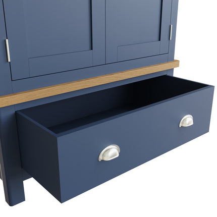 Simba 2 Door Gents Wardrobe Blue