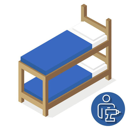 Bunk Bed Frame Assembly