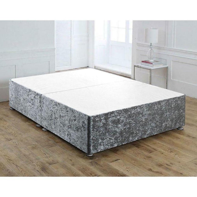 Crushed Velvet Double Split Divan Base (4ft6)