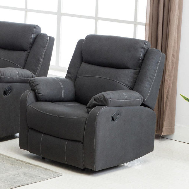 Jonas Armchair Recliner Dark Grey