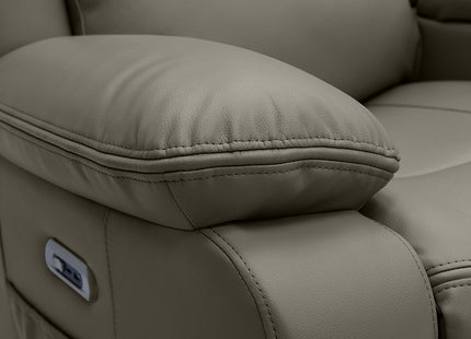 Voltrix - 3+2 Grey Electric Recliner Suite with Drinks Tray