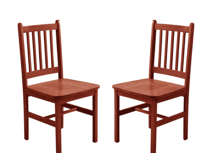 Jaya Cherry Dining Chair - Set of 2 Chairs