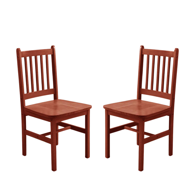 Jaya Cherry Dining Chair - Set of 2 Chairs