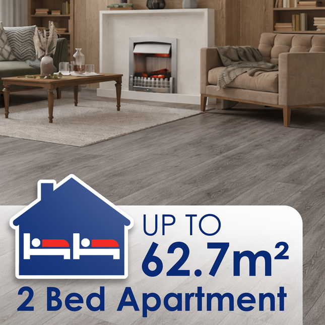 2 Bed Apartment Flooring Package (Up to 62.7m²)
