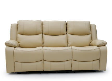 Voltrix - 3+2 Beige Electric Recliner Suite with Drinks Tray