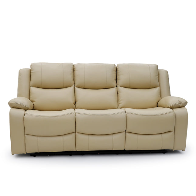 Voltex - 3+2 Beige Electric Recliner Suite with Drinks Tray