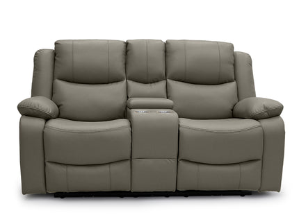 Voltrix - 3+2 Grey Electric Recliner Suite with Drinks Tray