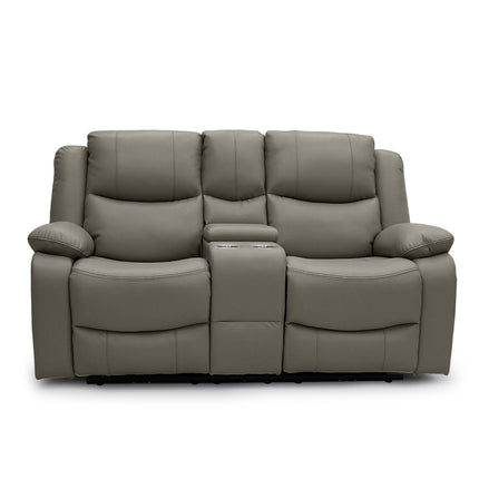 Voltex - 3+2 Grey Electric Recliner Suite with Drinks Tray
