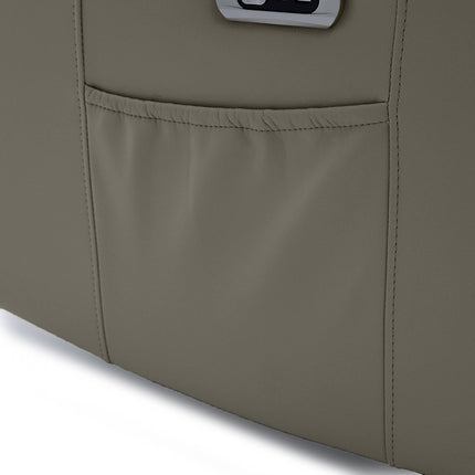 Voltex - 3+2 Grey Electric Recliner Suite with Drinks Tray