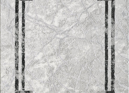 Alisa Grey Black Rug - 120cm x 170cm