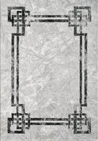 Alisa Grey Black Rug - 120cm x 170cm