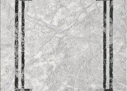 Alisa Grey Black Rug - 160cm x 220cm