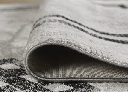 Alisa Grey Black Rug - 120cm x 170cm