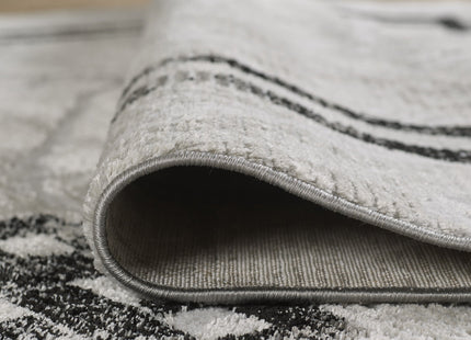 Alisa Grey Black Rug - 160cm x 220cm