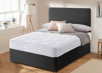 Classic Touch - Double Divan Bed With Mattress (4ft6)