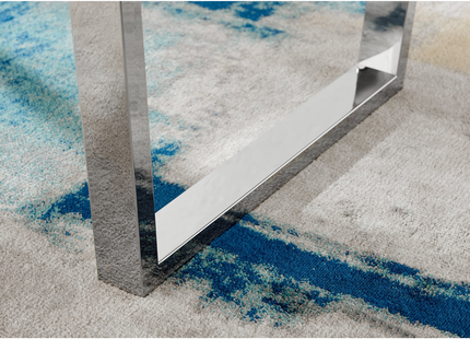 Dunloe - 120cm Grey High Gloss Dining Table