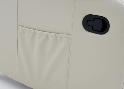 Gravity 3+2 Reclining Suite Beige with Drinks table