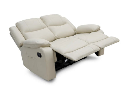 Gravity 3+2 Reclining Suite Beige with Drinks table
