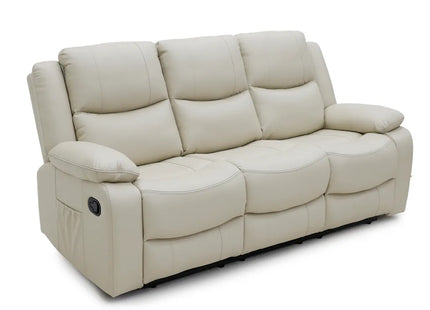 Gravity 3+2 Reclining Suite Beige with Drinks table