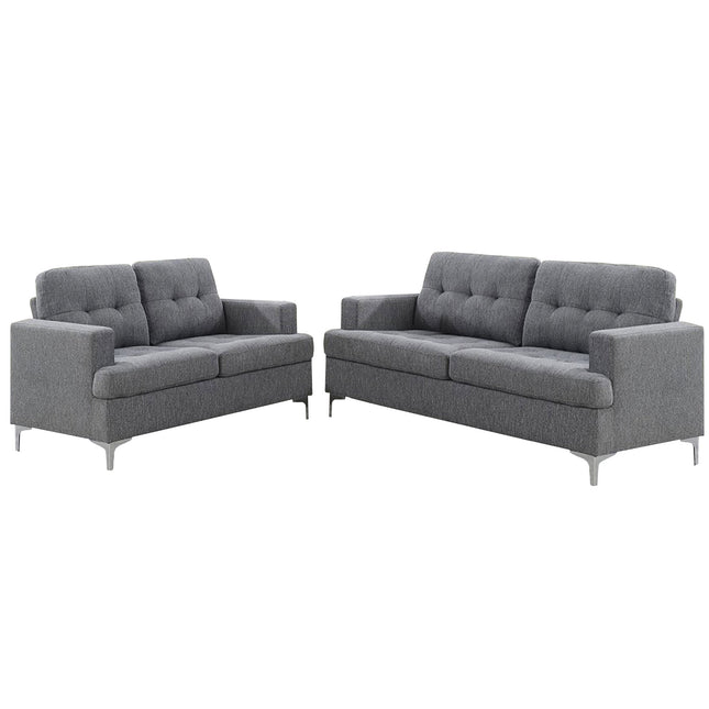 Halo - Grey Fabric 3+2 Suite