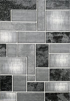 Lagos Grey Black Rug - 160cm x 230cm