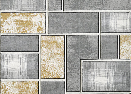 Lagos Grey Gold Rug - 120cm x 170cm