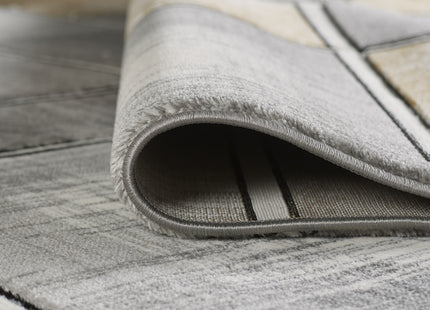 Lagos Grey Gold Rug - 120cm x 170cm