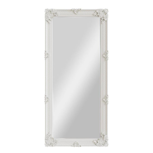 Mirror Collection - White Wooden Mirror