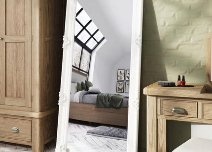 Mirror Collection - White Wooden Mirror