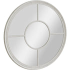 Mirror Collection White - Round Window Mirror