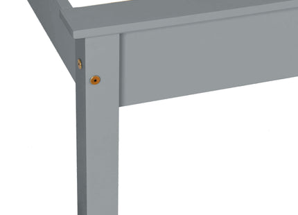 Oxford - Smokey Grey Single Bed Frame (3ft)