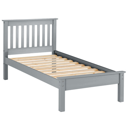 Oxford - Smokey Grey Single Bed Frame (3ft)