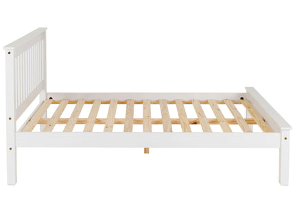 Oxford - White Small Double Frame Bed & Mattress (4ft)