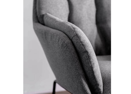 Rena - Grey Fabric Armchair