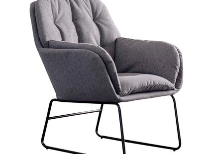Rena - Grey Fabric Armchair