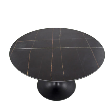 Toby - Black Anthracite Ceramic Dining Table